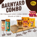 Barnyard combo - BUY Barnyard  combo(Noodles,Pasta,Sevai,Rice 1kg,cookies,Almond hearts) @502/-(Worth of 558/-)
